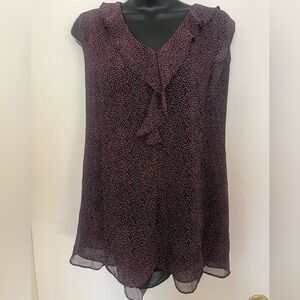 Marybelle Black and Pink Women's Top